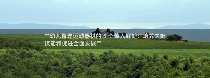 意昂体育3注册:**幼儿整理运动器材的 5 个惊人好处:培养